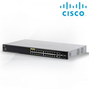 Cisco SG350X-24MP 24-port Gigabit POE Stackable Switch Limited Lifetime Hardware Warranty 5YR fr EOS