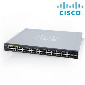 Cisco SG350X-48 48-port Gigabit Stackable Switch Limited Lifetime Hardware Warranty 5YR fr EOS