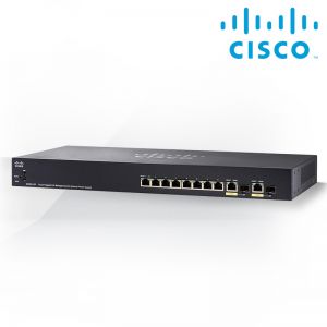 Cisco SG355-10P 10-port Gigabit POE Managed Switch Limited Lifetime Hardware Warranty 5YR fr EOS