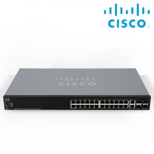 Cisco SG550X-24MPP 24-port Gigabit PoE Stackable Switch Limited Lifetime Hardware Warranty 5YR fr EOS