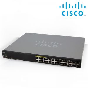 Cisco SG550X-24P 24-port Gigabit PoE Stackable Switch Limited Lifetime Hardware Warranty 5YR fr EOS