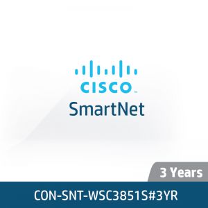 [CON-SNT-WSC3851S#3YR] Cisco SmartNet 8*5*NBD 3 Years