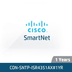 [CON-SNTP-ISR4351AX#1YR] Cisco SmartNet 24*7*4 - 1 Year