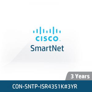 [CON-SNTP-ISR4351K#3YR] Cisco SmartNet 24*7*4 - 3 Years