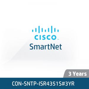 [CON-SNTP-ISR4351S#3YR] Cisco SmartNet 24*7*4 - 3 Years