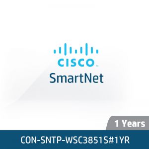 [CON-SNTP-WSC3851S#1YR] Cisco SmartNet 24*7*4 - 1 Year