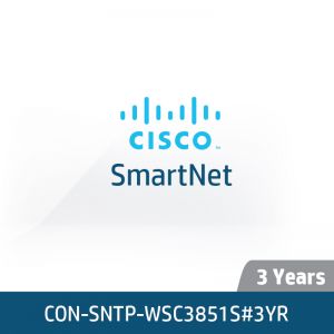 [CON-SNTP-WSC3851S#3YR] Cisco SmartNet 24*7*4 - 3 Years