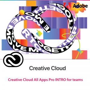 Creative Cloud All Apps Pro INTRO for teams Multiple Platforms 1Yr