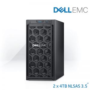 Dell PowerEdge T140 3.5-inch E-2224G 16GB 2x4TB NLSAS H330 DVDRW 3Yrs ProSupport 7x24 4Hrs Keep YHDD