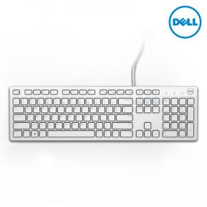 Dell Multimedia Keyboard (English) - KB216 - White Retail Packaging