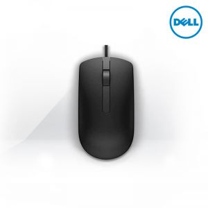 Dell Optical Mouse  - MS116 - Black - Retail Pack