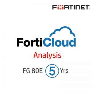 [FC-10-00E80-131-02-60] 5Yrs FortiCloud Analysis and 1 Year Log Retention for FG 80E