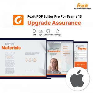Foxit PDF Editor For Teams 13 Upgrade Assurance 1Yr For Mac
