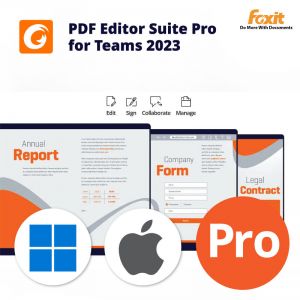 Foxit PDF Editor Suite Pro for Teams 2023 - Yearly Payment