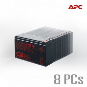 8 PCs  x CSB 12V 7.2AH Replacement Battery