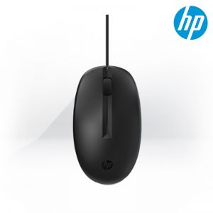[265D9AA] HP 128 Laser Wired Mouse 1Yr