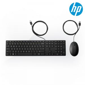 [9SR36AA#AKL] HP 320MK Wired Keyboard/Mouse Combo 1Yr