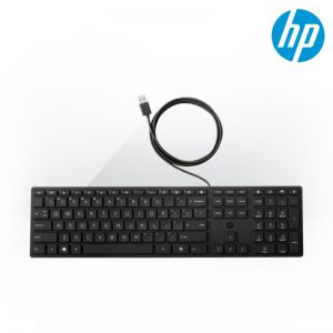 [9SR37AA#AKL] HP 320K Wired Keyboard 1Yr