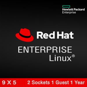 Red Hat Enterprise Linux Server 2 Sockets 1 Guest 1 Year Subscription 9x5 Support E-LTU