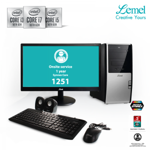[LMI-I510508S48] Lemel ICT Intel Core i5-10500 3.1GHz 8GB SSD 480GB DVDRW DOS 19.5-ich 3Yrs/1Yr Onsite