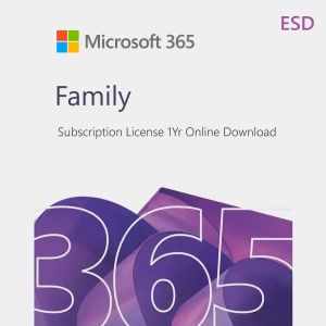 [ESD] M365 Family Subscription License 1Yr Online Download [EP2-36890]