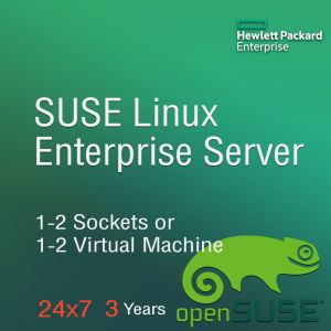 SUSE Linux Enterprise Server 1-2 Sockets or 1-2 VM 3 Year Subscription 24x7 Support Flx LTU