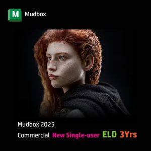 Mudbox 2025 Commercial New Single-user ELD 3Yrs Subscription