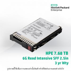 HPE 7.68TB SATA 6G Read Intensive SFF (2.5in) SC 3yr Wty Digitally Signed Firmware SSD