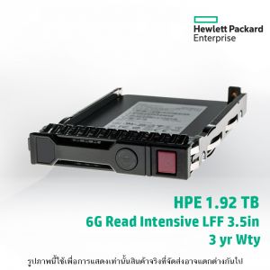HPE 1.92TB SATA 6G Read Intensive LFF (3.5in) LPC 3yr Wty Digitally Signed Firmware SSD