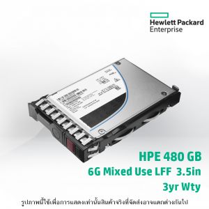 HPE 480GB SATA 6G Mixed Use LFF (3.5in) SCC 3yr Wty Digitally Signed Firmware SSD