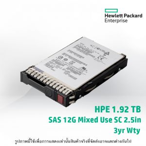 HPE 1.92TB SAS 12G Mixed Use SFF (2.5in) SC 3yr Wty Value SAS Digitally Signed Firmware SSD