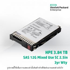 HPE 3.84TB SAS 12G Mixed Use SFF (2.5in) SC 3yr Wty Value SAS Digitally Signed Firmware SSD