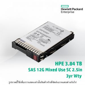 HPE 3.84TB SAS 12G Mixed Use SFF (2.5in) SC 3yr Wty Value SAS Digitally Signed Firmware SSD