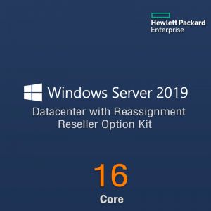 Microsoft Windows Server 2019 (16-Core) Datacenter with Reassignment Reseller Option Kit English SW