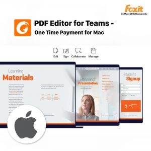 Foxit PDF Editor for Teams 13 -  One Time Payment for Mac