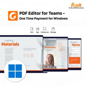 Foxit PDF Editor for Teams 13 - One Time Payment for Windows