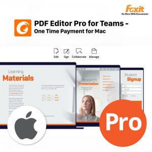 Foxit PDF Editor Suite for Teams 2023 - Yearly Payment for Mac
