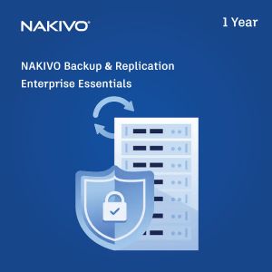 NAKIVO Backup & Replication Enterprise Essentials 1 Year Per-workload Subscription with 24/7 Support 5 Workloads