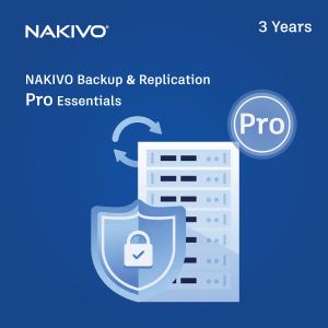 NAKIVO Backup & Replication Pro Essentials 3 Year Per-workload Subscription with 24/7 Support 5 Workloads