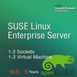 SUSE Linux Enterprise Server 1-2 Sockets/1-2 VM 5yr Subscription 9x5 Support Flexible LTU