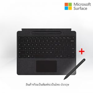 [QJV-00016] Surface Pro X Signature Keyboard + Slim Pen Thai Black Commercial 1Yr