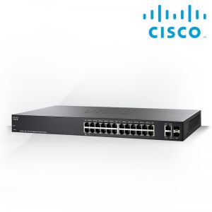 Cisco SG220-26 26-Port Gigabit Smart Plus Switch Limited Lifetime Hardware Warranty 5YR fr EOS