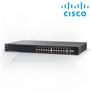 Cisco SG250-26P 26-port Gigabit PoE Switch Limited Lifetime Hardware Warranty 5YR fr EOS