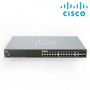 Cisco SG350X-24P 24-port Gigabit POE Stackable Switch Limited Lifetime Hardware Warranty 5YR fr EOS