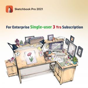 SketchBook For Enterprise Single-user 3Yrs Subscription Renewal 