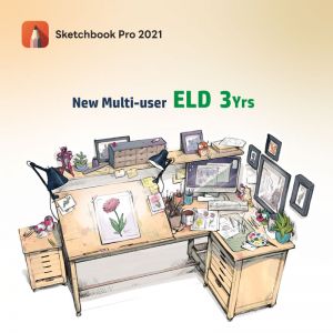 SketchBook Pro 2021 New Single-user ELD 3Yrs Subscription