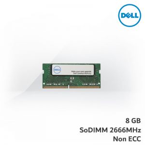 Dell Memory Kit RAM 8GB SoDIMM 2666MHz DDR4 Non ECC for Micro 1 Yr