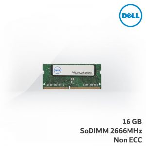 Dell Memory KIT RAM 16GB SoDIMM 2666MHz DDR4 Memory, Non ECC for Micro 1 Yr