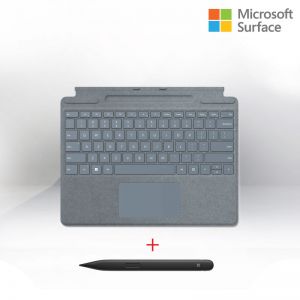 [8X8-00056] Surface Signature Keyboard + Slim Pen2 Commercial Ice Blue 1Yr