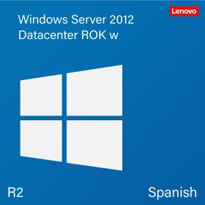 [4XI0L03790] Windows Server 2012 R2 Datacenter ROK w/Reassignment (2 CPU) - Spanish
